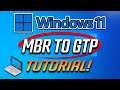 How to Convert MBR to GPT During Windows 11 Installation - [Tutorial]