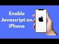 How to Enable Javascript on iPhone (2021)