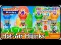 Mario Party Island Tour - Hot-Air Hijinks/Balloon Race (Yoshi vs Mario vs Daisy vs Waluigi)