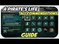 All a Pirate's Life Commendations Sea Of Thieves