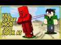 Beating Minecraft But Everything I Look At DIE "Most OP Mod Ever" (Hindi)