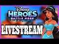 Disney Heroes Battle Mode LIVESTREAM! NEW UPDATE! JASMINE IS HERE! Expanding The Aladdin Collection