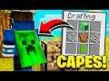 How to CRAFT CAPES in Minecraft Tutorial! (Pocket Edition, Xbox, PC)