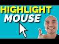How To Highlight Mouse Pointer In Windows and Linux Mint! (Highlight Mouse Cursor)