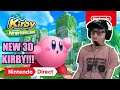 KIRBY ODYSSEY!!! || KIRBY AND THE FORGOTTEN LAND REVEAL REACTION!!!