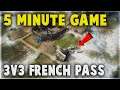 5 MINUTE GAME With EASY OUTPLAY! - Age of Empires 4 Multiplayer