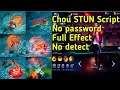 Chou STUN Skin script|Early Access|Full effect with sounds Patch Beatrix