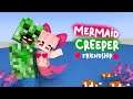 CUTE MERMAID AND CREEPER: "GOOD BYE BEST FRIEND": SAD Minecraft Animation