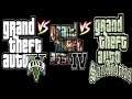 GTA San Andreas VS GTA 4 VS GTA 5