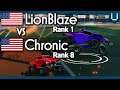 LionBlaze (Rank 1) vs Chronic (Rank 8) | $110 Rocket League 1v1