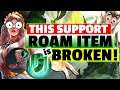 ROAM FAVOR is too BROKEN on SUPPORT HEROES! | Support New Meta 2021 | New Roaming items | ML
