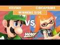 WNF 2.12 KevinH (Luigi) vs CircaPrime (Inkling) - Winners Side - Smash Ultimate
