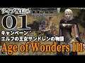 【Age of Wonders Ⅲサンドレン編01】エルフ王女のキャンペーン！第一章・諸種族評議会