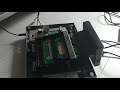 Famicom Disk System RAM adapter running on a PAL NES
