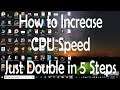 How to Boost Acer Aspire A515-51g up to 3.4ghz & How to Increase CPU Speed Just Double in 5 Steps