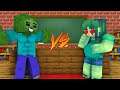 Monster School : ZOMBIE VS ZOMBIE GIRL CHALLENGE - Minecraft Animation