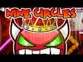 "Nine Circles" by: Zobros (Daily Level) | On Stream | Geometry Dash