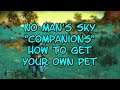 No Man's Sky "Companions" How to Get Your Own Pet