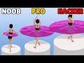 NOOB vs PRO vs HACKER in Ballerina 3D
