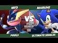Push the Limit 12 - MFD (Greninja) Vs. MaRune (Sonic) SSBU Ultimate Tournament