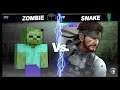 Super Smash Bros Ultimate Amiibo Fights – Steve & Co #273 Zombie vs Snake