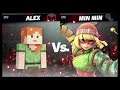 Super Smash Bros Ultimate Amiibo Fights – Steve & Co #308 Alex vs Min Min