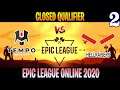 Tempo vs HR Game 2 | Bo3 | Closed Qualifier Epic League | Dota 2 Live