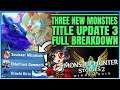 THREE NEW MONSTERS + MONSTIES - Title Update 3 - New Quests & Equipment - Monster Hunter Stories 2!