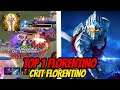 TOP 1 FLORENTINO CRIT BUILD GAMEPLAY | AoV | 傳說對決 | RoV | Liên Quân Mobile