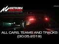 All Cars, Teams and Tracks from Assetto Corsa Competizione (30.05.2019)