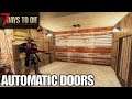 Automatic Powered Garage Doors | 7 Days to Die | Alpha 18 Gameplay | E89
