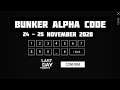 BUNKER ALFA CODE 24 - 25 NOVEMBER 2020