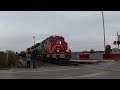CN 3806 UP 7999 Mid Train UP 6479 CN 2916 Mixed Train Southbound 10-19-2019