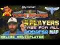 Command & Conquer RA2 Yuri 4 Players Online Multiplayer Free for All Gameplay in Oceania map CnCNet