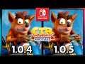 Crash Team Racing Nitro-Fueled | Patch 1.0.4 VS 1.0.5 | Loading Time Comparison on Switch