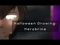 Halloween Drawing: Herobrine (Minecraft Art)