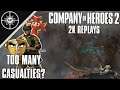 Heavy Infantry vs Heavy Artillery!!! - Company of Heroes 2 Replays #100