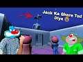 Jack Ka Ghare Tod Diya | Piggy Chapter 1 Siren head mod with oggy and Jack