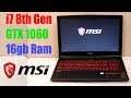 MSI GL63 8RE-455IN | i7 - 8th Gen | GTX 1060 | 16gb Ram - Unboxing & Features 🔥
