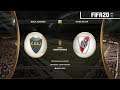 PRIMER GAMEPLAY OFICIAL DE LA COPA LIBERTADORES EN FIFA 20 | BOCA JRS VS RIVER PLATE