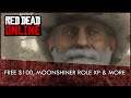 Red Dead Online: FREE $100, Bonus Role XP On Moonshiners and More