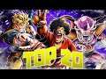 Top 20 de Los Mejores y Mas Usados Personajes del Juego|Dragon Ball Legends